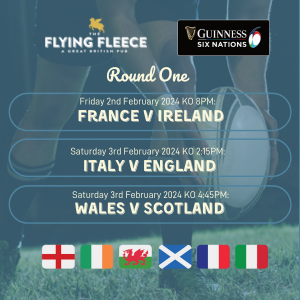 six nations ambleside flying fleece Ambleside Flying Fleece six nations rugby Round 1
